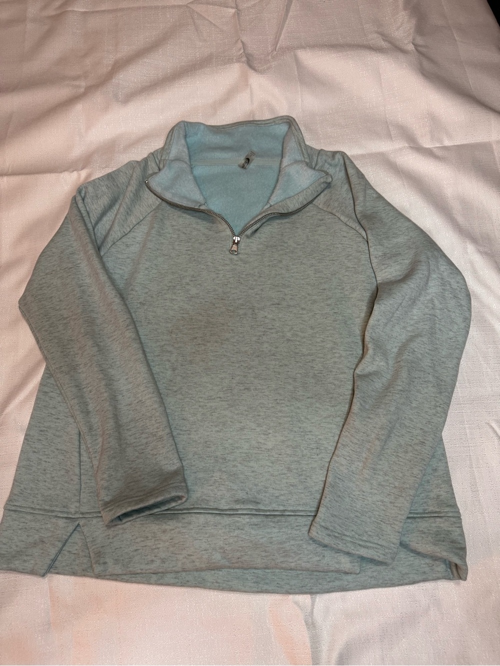 MIA Sport Mint Green Half-Zip Pullover